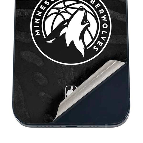 NBA Minnesota Timberwolves Black Animal Print iPhone 17 Air Skin