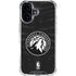 NBA Minnesota Timberwolves Black Animal Print iPhone 17 Clear Case