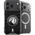 NBA Minnesota Timberwolves Black Animal Print iPhone 17 Pro MagSafe Case