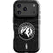 NBA Minnesota Timberwolves Black Animal Print iPhone 17 Pro Max Impact Case