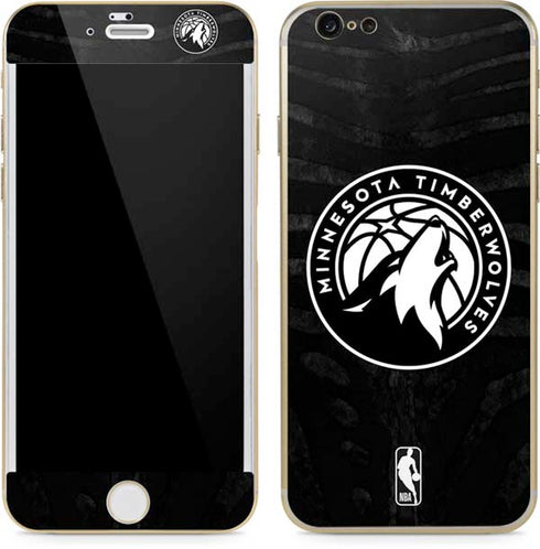 NBA Minnesota Timberwolves Black Animal Print iPhone 6/6s Skin