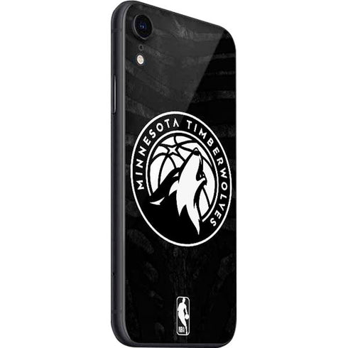 NBA Minnesota Timberwolves Black Animal Print iPhone SE (2nd & 3rd Gen) Skin