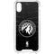 NBA Minnesota Timberwolves Black Animal Print iPhone XS Clear Case