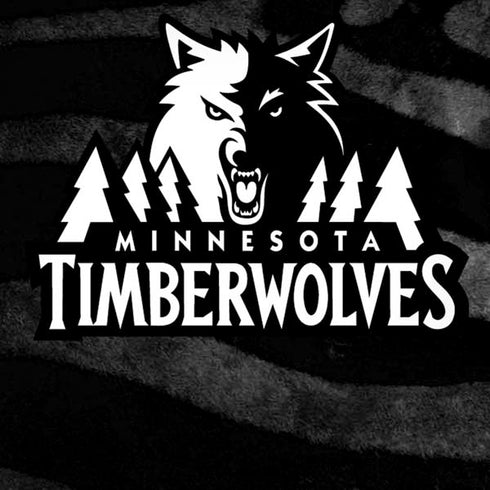 NBA Minnesota Timberwolves Black Animal Print iPhone XS Max Skin