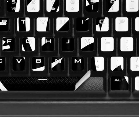 NBA Minnesota Timberwolves Black Animal Print K95 RGB PLATINUM Mechanical Gaming Keyboard Skin