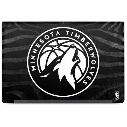 NBA Minnesota Timberwolves Black Animal Print Dell Latitude Skin