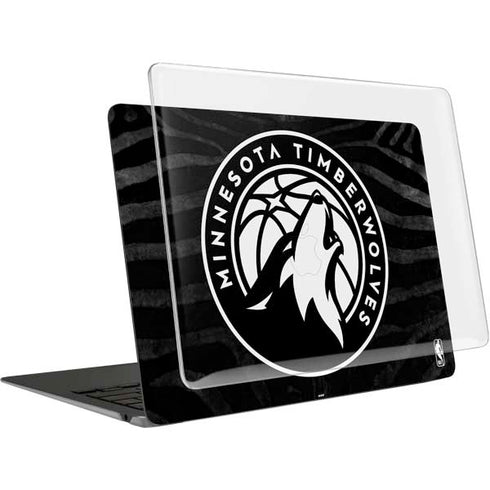 NBA Minnesota Timberwolves Black Animal Print MacBook Air 13in (2020) Case plus Skin