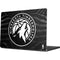 NBA Minnesota Timberwolves Black Animal Print MacBook Pro 14in (2021-24) Skin