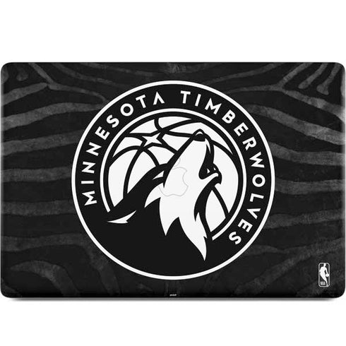 NBA Minnesota Timberwolves Black Animal Print MacBook Skins
