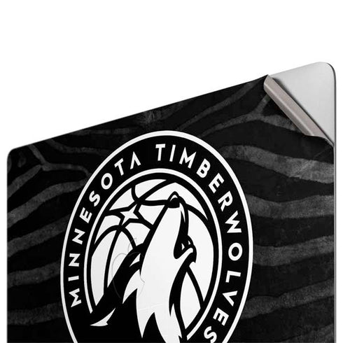 NBA Minnesota Timberwolves Black Animal Print Apple MacBook Pro 16-inch Skin