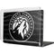 NBA Minnesota Timberwolves Black Animal Print MacBook Pro 16in (2021-25) Case plus Skin