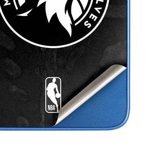 NBA Minnesota Timberwolves Black Animal Print Moto G Play 4G (2024) Skin