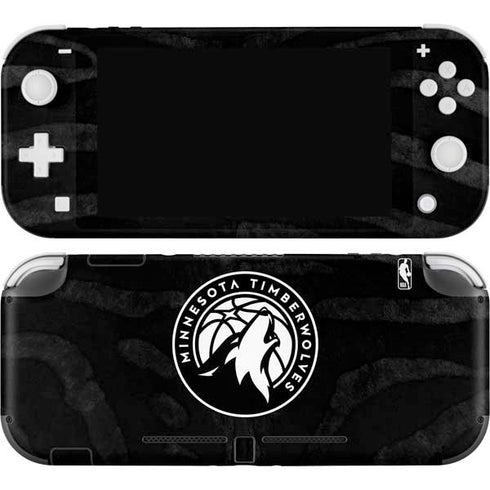 NBA Minnesota Timberwolves Black Animal Print Nintendo Skins