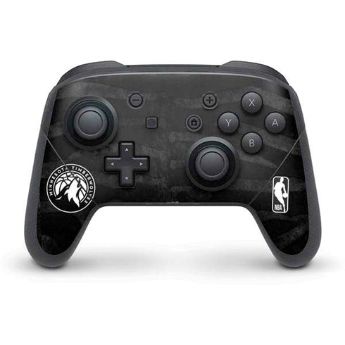 NBA Minnesota Timberwolves Black Animal Print Nintendo Skins
