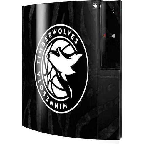 NBA Minnesota Timberwolves Black Animal Print Playstation 3 & PS3 Skin