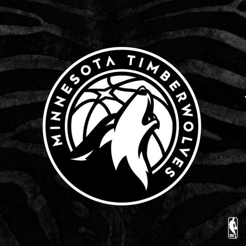 NBA Minnesota Timberwolves Black Animal Print PS4 Console Skin