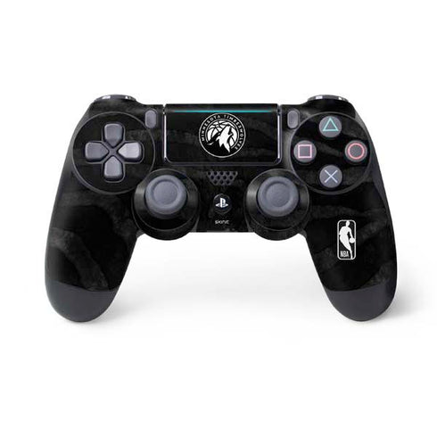 NBA Minnesota Timberwolves Black Animal Print PS4 Pro/Slim Controller Skin