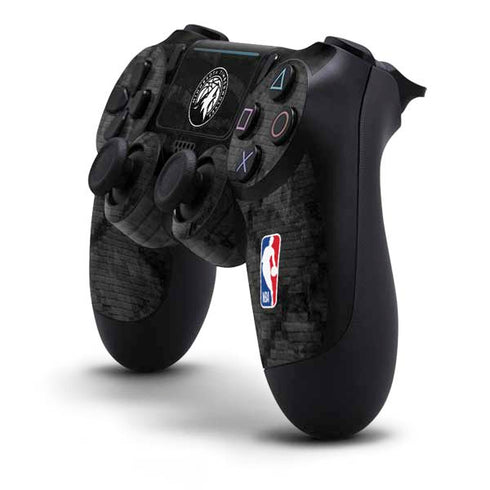 NBA Minnesota Timberwolves Black Animal Print PS4 Pro/Slim Controller Skin
