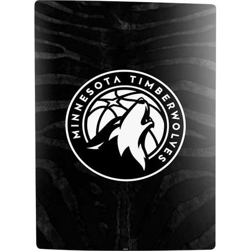 NBA Minnesota Timberwolves Black Animal Print PS5 Digital Edition Bundle Skin