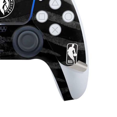 NBA Minnesota Timberwolves Black Animal Print PS5 Digital Edition Bundle Skin