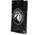 NBA Minnesota Timberwolves Black Animal Print PS5 Slim Digital Edition Console Skin