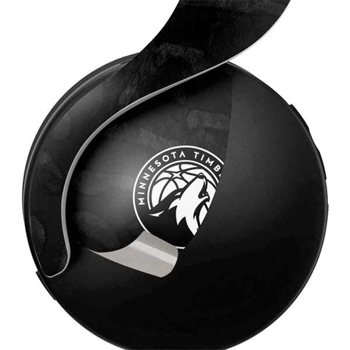NBA Minnesota Timberwolves Black Animal Print PULSE 3D Wireless Headset for PS5 Skin