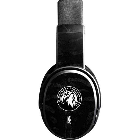 NBA Minnesota Timberwolves Black Animal Print Skullcandy Crusher Wireless Skin
