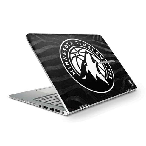 NBA Minnesota Timberwolves Black Animal Print HP Spectre Skin