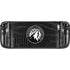 NBA Minnesota Timberwolves Black Animal Print Steam Deck Handheld Gaming Computer OLED Skin
