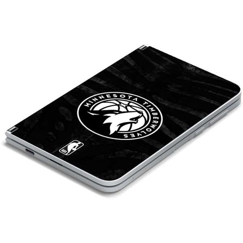 NBA Minnesota Timberwolves Black Animal Print Surface Duo Skin