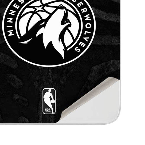 NBA Minnesota Timberwolves Black Animal Print Surface Duo Skin