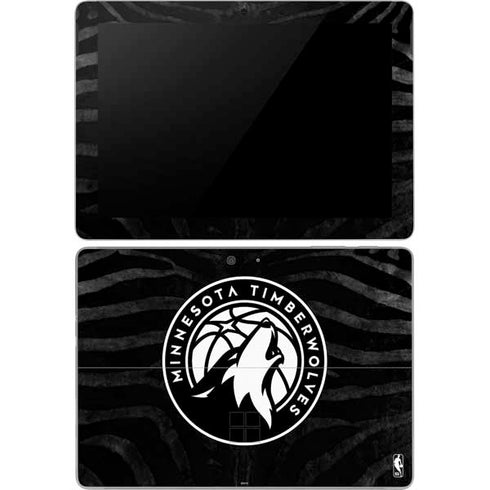 NBA Minnesota Timberwolves Black Animal Print Surface Go Skin