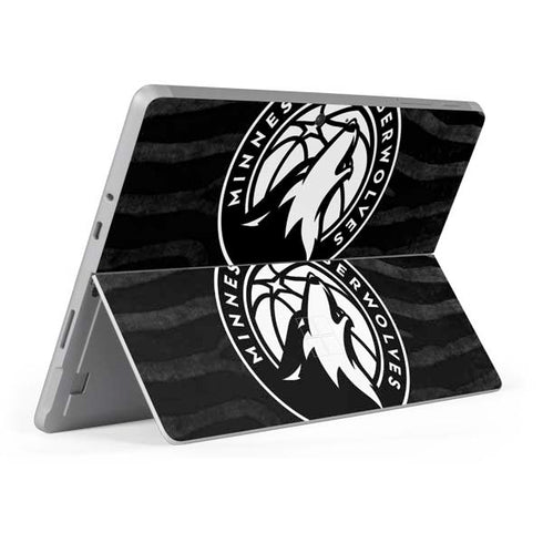 NBA Minnesota Timberwolves Black Animal Print Surface Go Skin