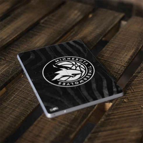 NBA Minnesota Timberwolves Black Animal Print Surface Go Skin