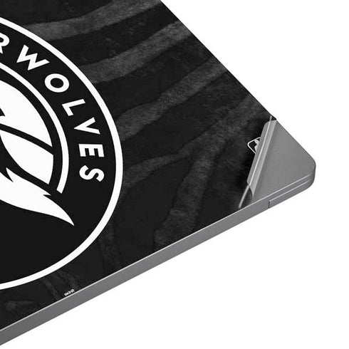 NBA Minnesota Timberwolves Black Animal Print Surface Laptop 4 15in Skin