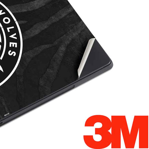 NBA Minnesota Timberwolves Black Animal Print Surface Pro 7 Skin