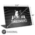 NBA Minnesota Timberwolves Black Animal Print Universal Laptop 17in (13.8 x 10in) Skin