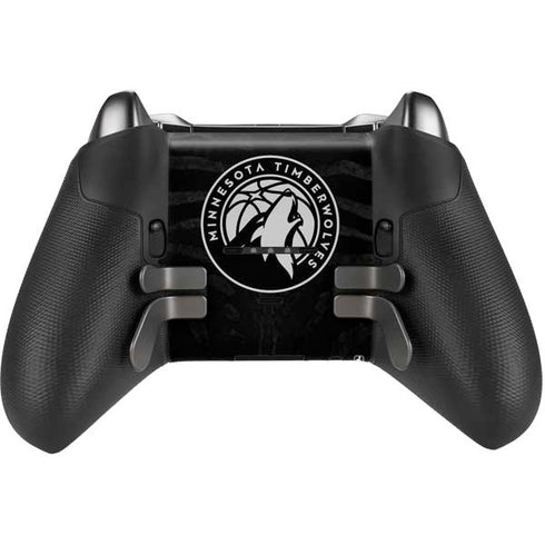 NBA Minnesota Timberwolves Black Animal Print Xbox Elite Wireless Controller Series 2 Skin
