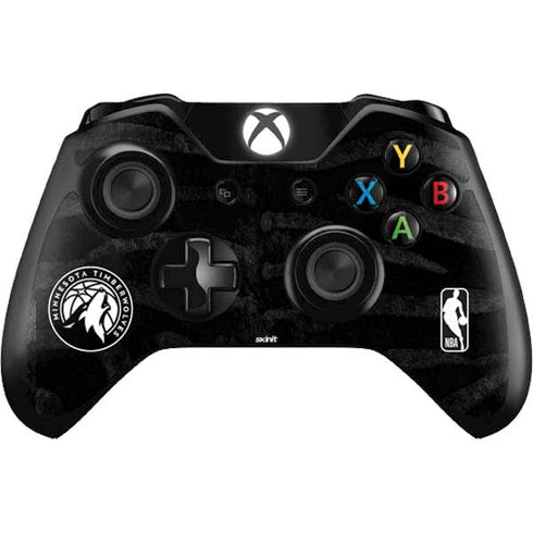 NBA Minnesota Timberwolves Black Animal Print Xbox One Skins