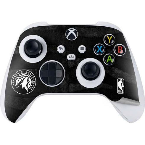 NBA Minnesota Timberwolves Black Animal Print Xbox Series S Bundle Skin