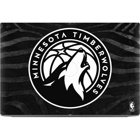 NBA Minnesota Timberwolves Black Animal Print Dell XPS Skin