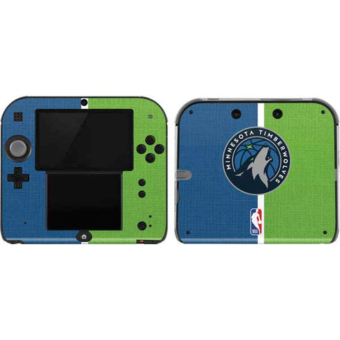 NBA Minnesota Timberwolves Canvas Nintendo Skins