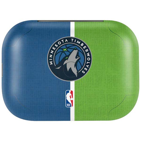 NBA Minnesota Timberwolves Canvas Amazon Echo Buds Skin