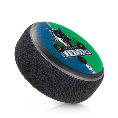 NBA Minnesota Timberwolves Canvas Amazon Echo Dot Skin
