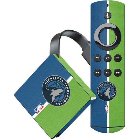 NBA Minnesota Timberwolves Canvas Amazon Fire TV Skin