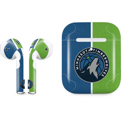 NBA Minnesota Timberwolves Canvas Apple AirPods 2 Skin