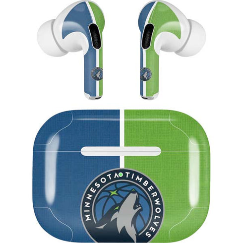 NBA Minnesota Timberwolves Canvas Apple AirPods Pro Skin