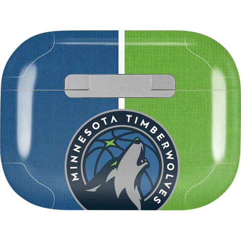 NBA Minnesota Timberwolves Canvas Apple AirPods Pro Skin