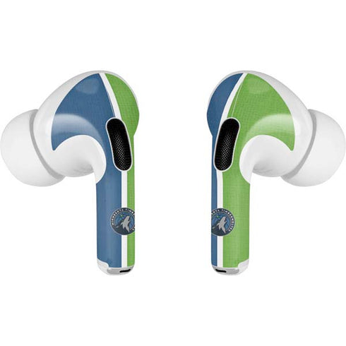 NBA Minnesota Timberwolves Canvas Apple AirPods Pro Skin