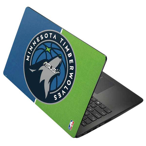 NBA Minnesota Timberwolves Canvas Asus X502CA 15.6 Skin